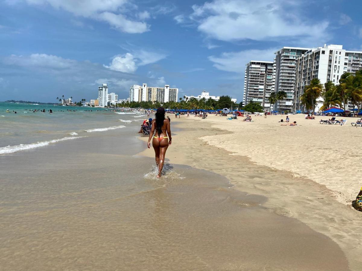 Hobie Oceanfront Apartment At Isla Verde San Juan Zewnętrze zdjęcie