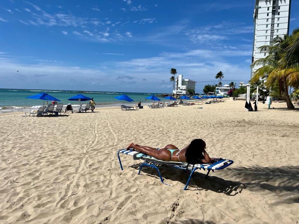 Hobie Oceanfront Apartment At Isla Verde San Juan Zewnętrze zdjęcie