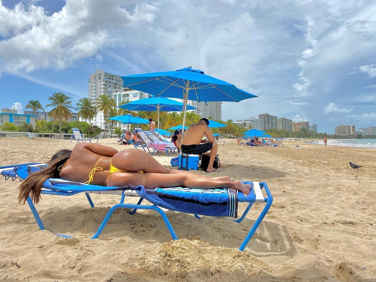 Hobie Oceanfront Apartment At Isla Verde San Juan Zewnętrze zdjęcie